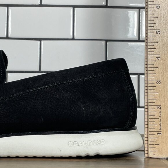 Cole Haan 2.ZERØGRAND Venetian Loafer Mens Size 13 Shoes Black Nubuck Slip On - Picture 9 of 12